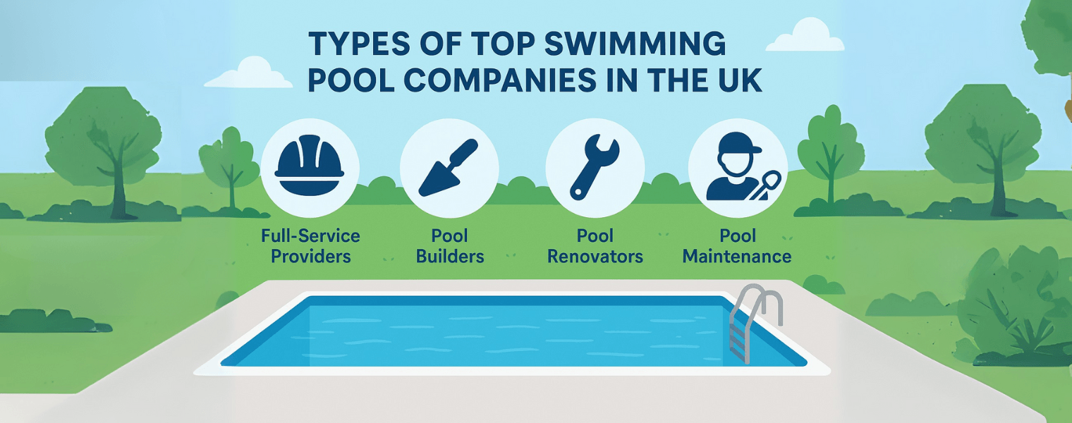Types of Top Swimming Pool Companies in the UK