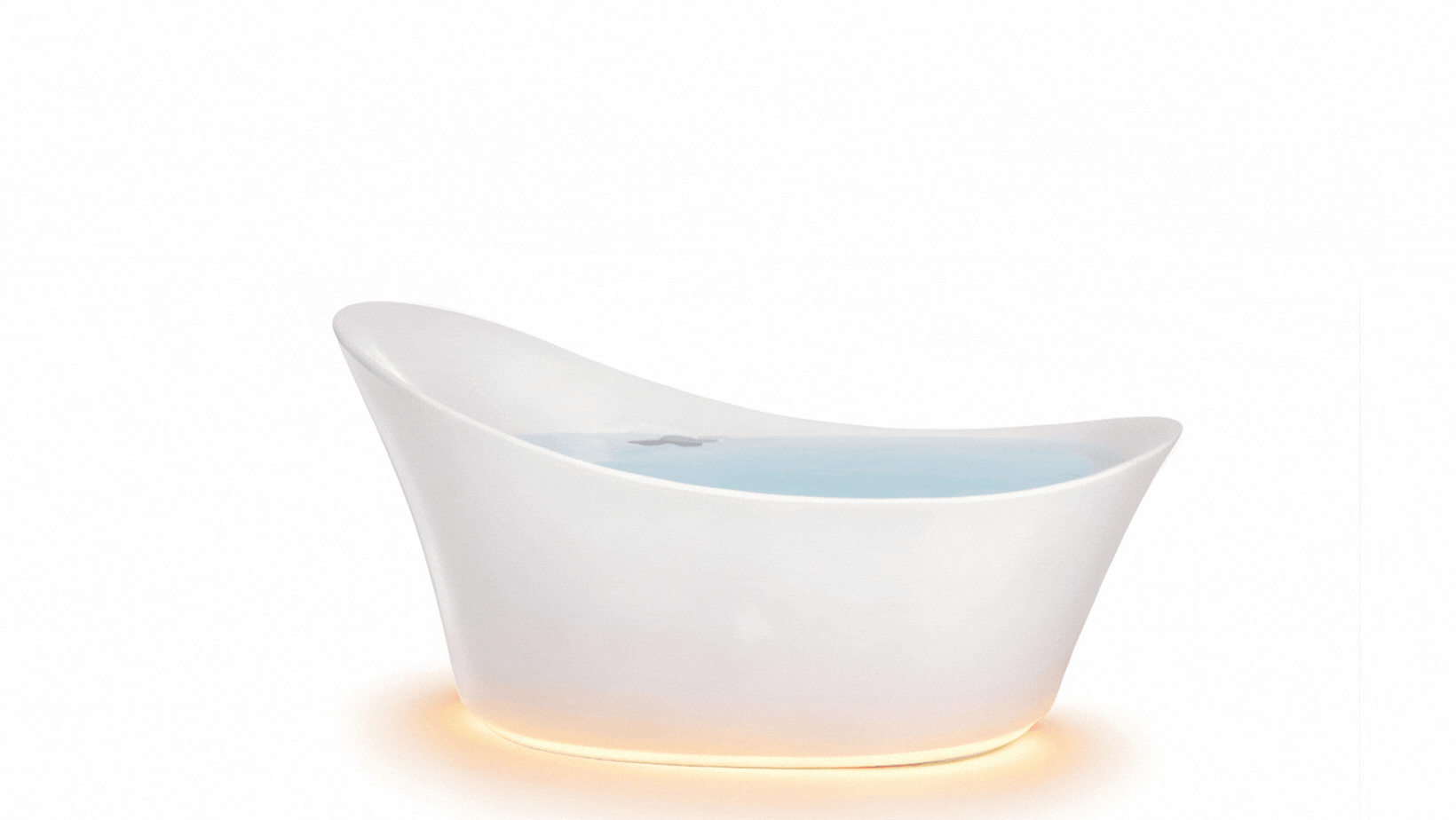 Lady enjoying o3 oxypool bathing experience