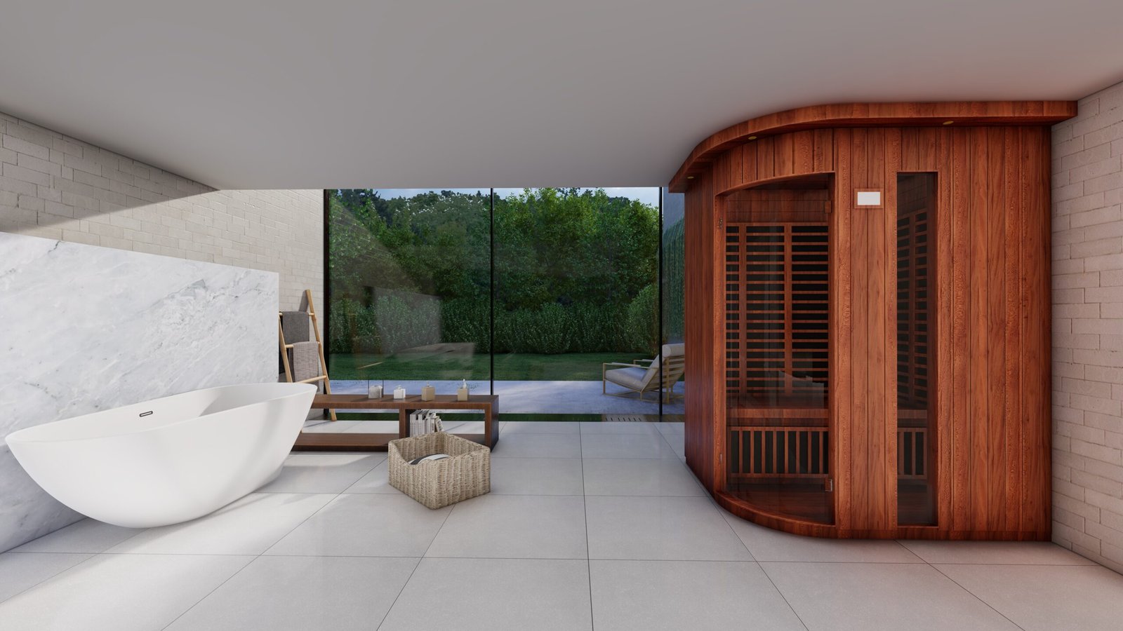 lux premium aura sauna cedarwood