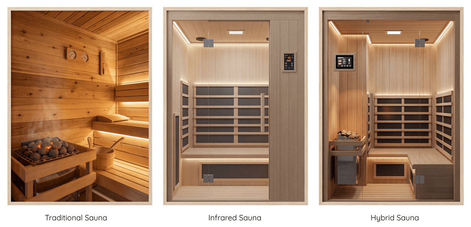 types of sauna