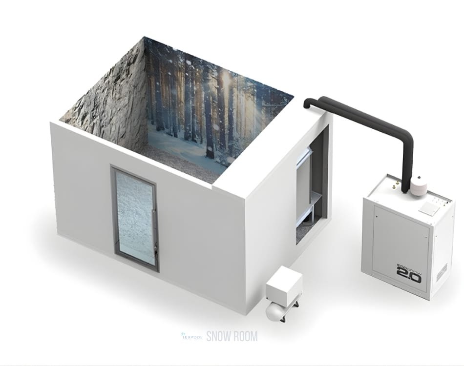 Snow room demo by Luxpool