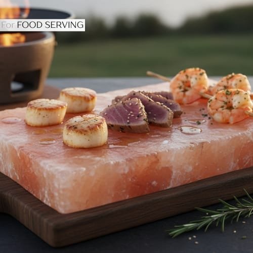 himaliyan salt wall brick for food serving