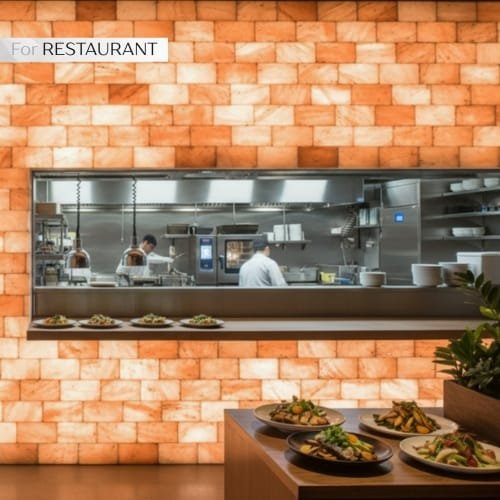 himaliyan salt wall brick for restaurants