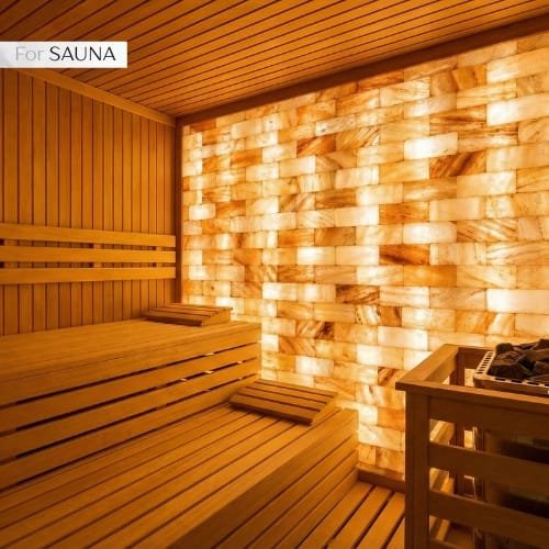 himaliyan salt wall brick for sauna