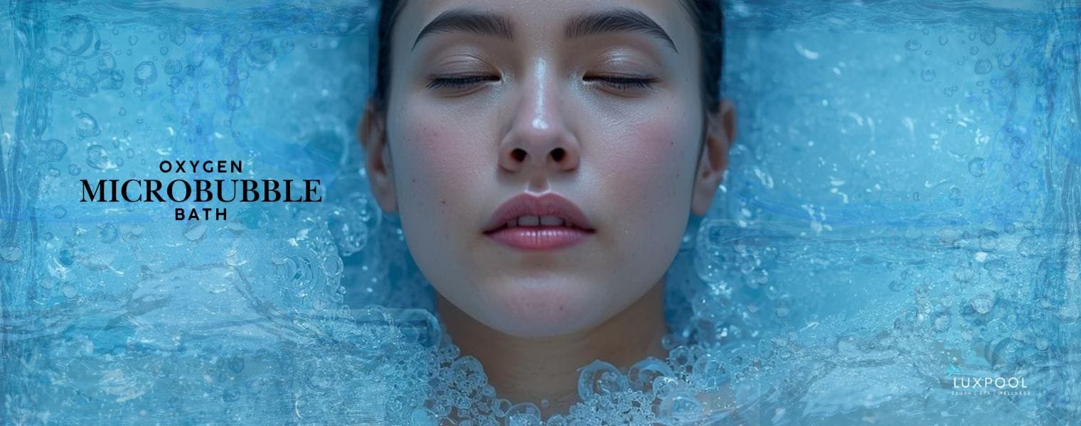 oxygen microbubble bathtub by luxpool for skin hydration and relaxation