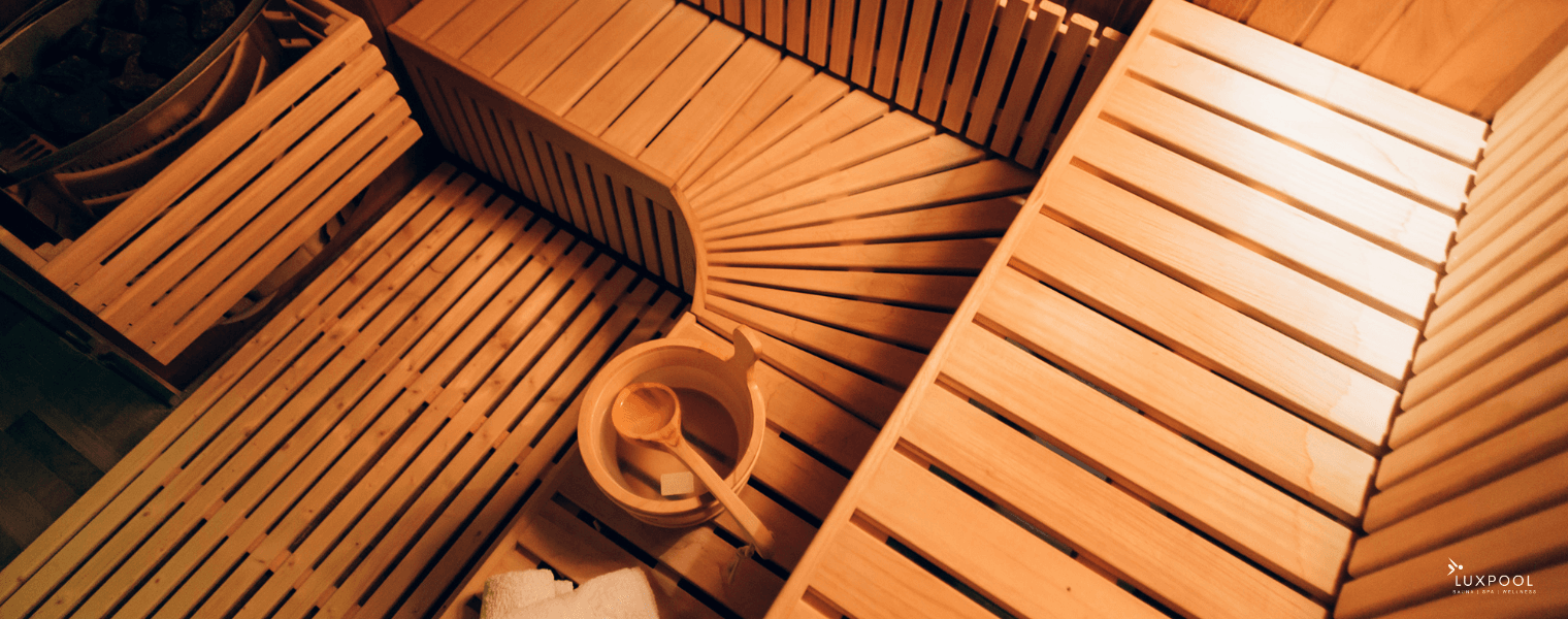 bespoke sauna built by luxpool 