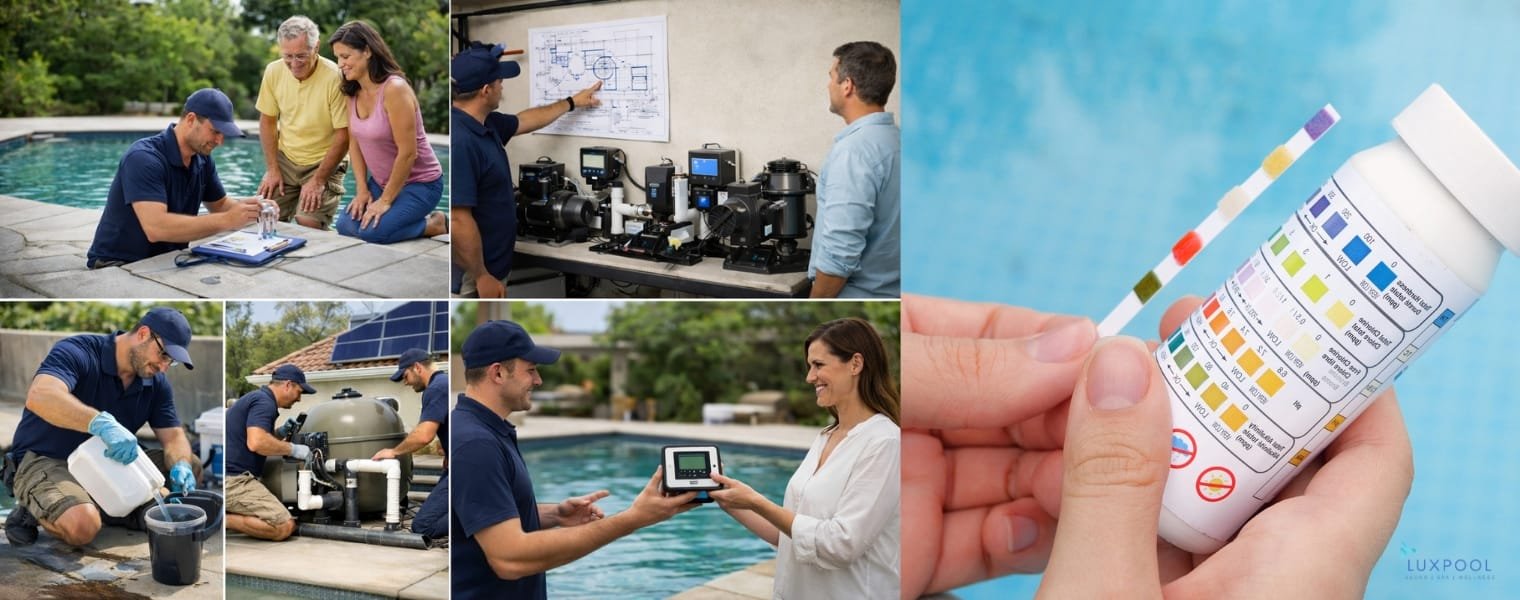 converting chlorine to a mineral water by luxpool mineral water system