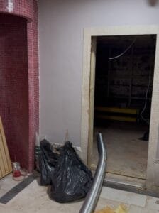bespoke sauna and fire suppression system installation by luxpool 6