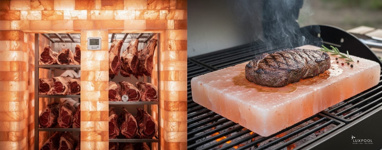 dry aging salt room is now becoming a very serious trend in high-end restaurants