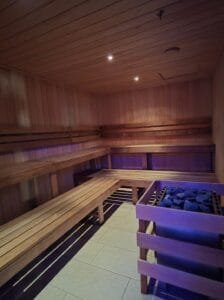 bespoke commercial sauna build by luxpool in london uk 2