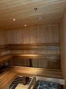 bespoke commercial sauna build by luxpool in london uk 3