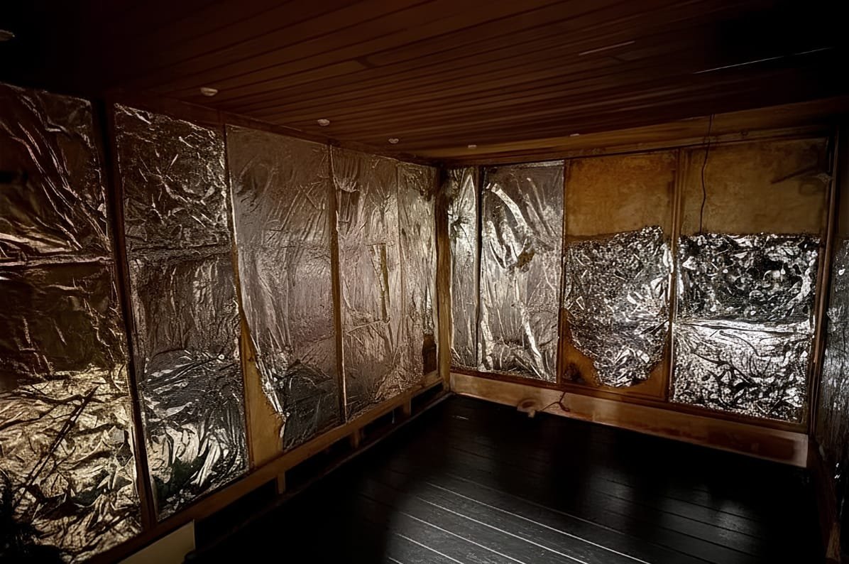 bespoke commercial sauna before works
