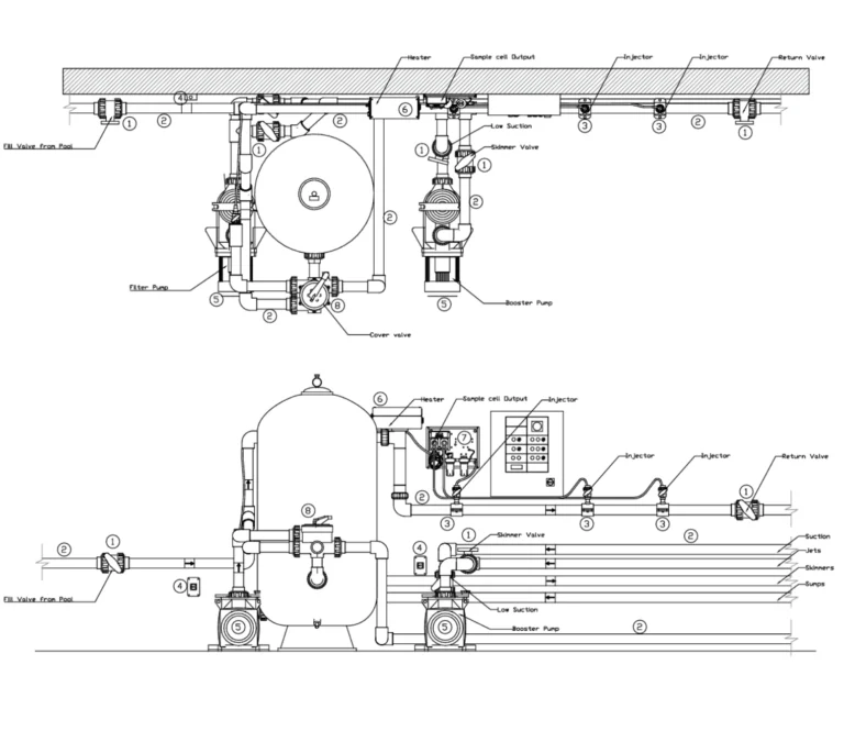 holiday inn hotel spa drawings 2d